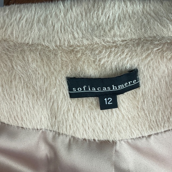 Sofia Cashmere Tan Wool Coat - Picture 7 of 11